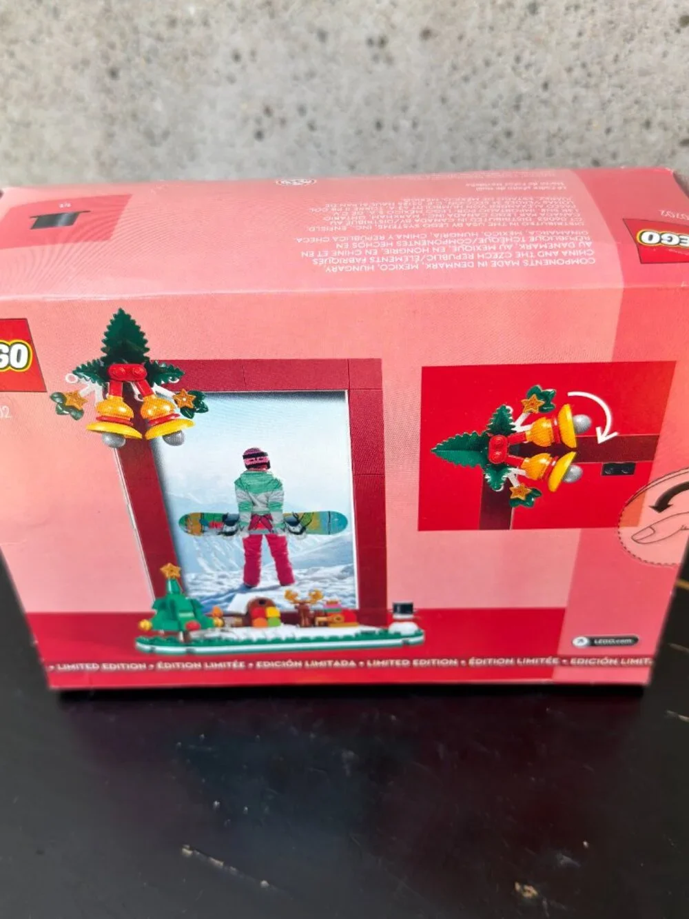 LEGO 40702 Christmas Picture Frame Set NEW/SEALED Festive Decoration Holiday
